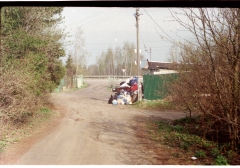 looking at thing | abandoneds. camera: FED 2. film: kodak color. location: dacha druzhba 5.