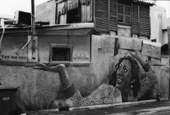 Street Art Tel Aviv, Nikon FE, Kodak Tri-X 400 @ 3200, Rodinal