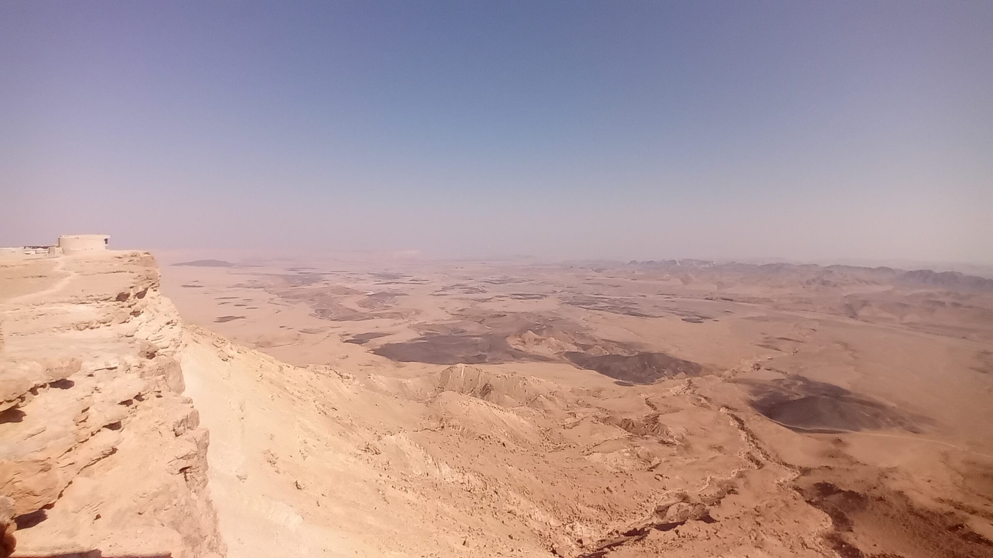 Mitzpe Ramon Crater in the israelian Negev desert